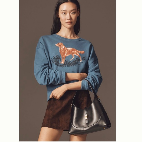 🌿|NWT| Anthropologie Maeve Graphic Dog Sweater - Picture 12 of 13